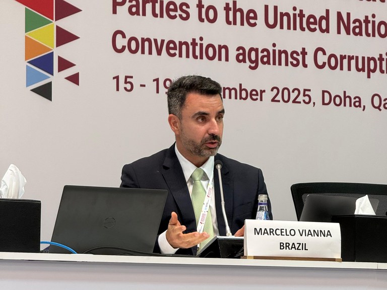 CGU apresenta inovações no uso de dados, integridade corporativa e combate ao suborno transnacional na COSP11