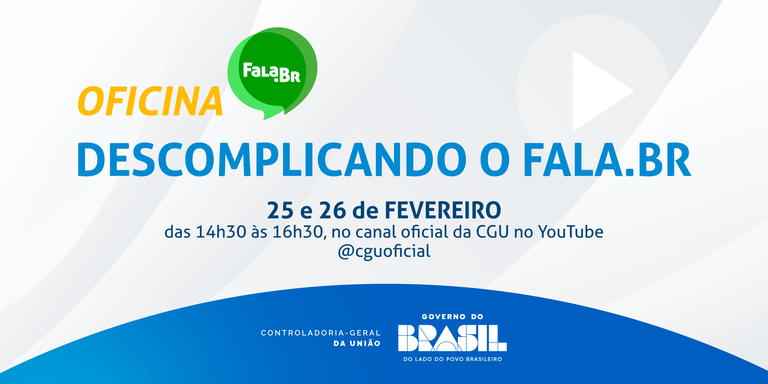 Oficina “Descomplicando o Fala.BR” capacitará ouvidorias para uso da plataforma