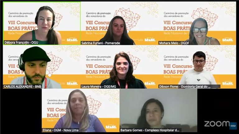 CGU realiza cerimônia de premiação do VIII Concurso de Boas Práticas da Rede Nacional de Ouvidorias