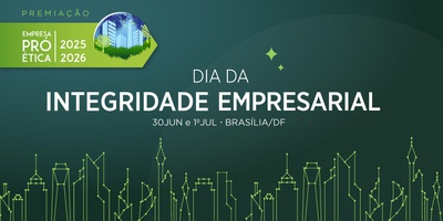Inscrições abertas para o Dia da Integridade Empresarial 2026 com premiação do Pró-Ética