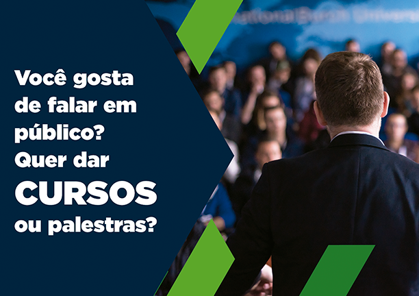 Você gosta de falar em público? Você quer dar cursos ou palestras