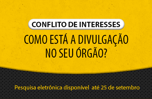 Participe da pesquisa sobre a implementação da Lei de Conflito de Interesses