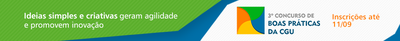 Controladoria-Geral da União lança terceira edição do Concurso de Boas Práticas