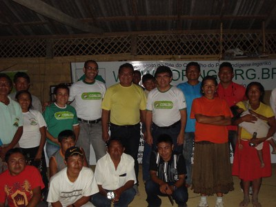 Evento de políticas públicas na Comunidade Indígena Ingarikó (RR)