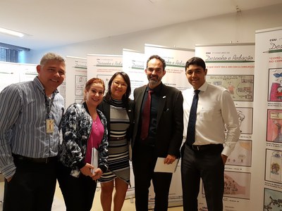 Ministro conhecendo a Mostra