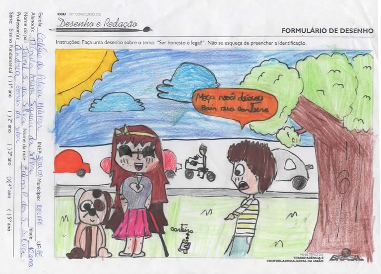 Daniela Alana Siqueira da Silva- Colégio da Polícia Militar