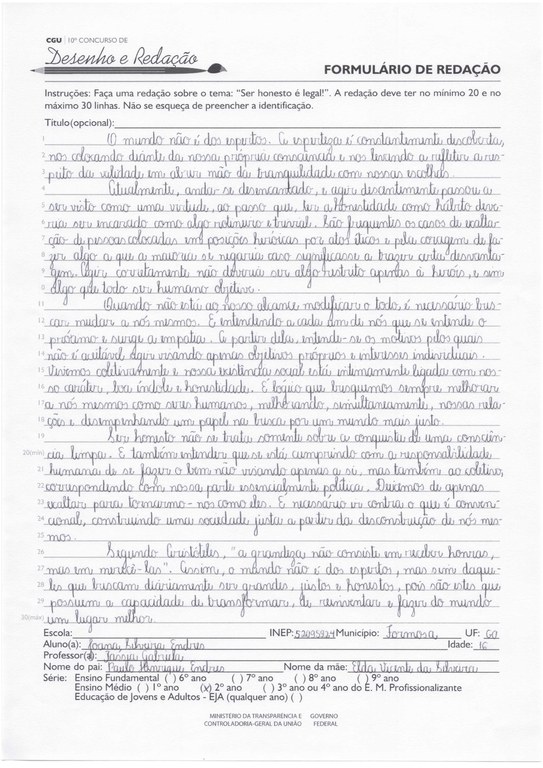 Joana Silveira Endres - Instituto Federal de Goiás - Campus Formosa