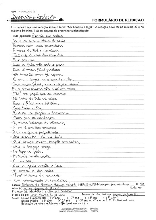 Naira Jaques de Almeida - Escola Sistema de Ensino Equipe Ananindeua Eirelli