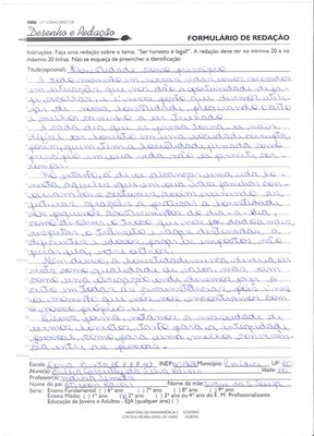 2º Ano  Redação Ensino Médio - RO