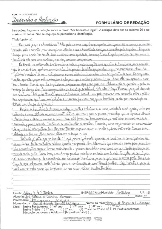 3º Ano Redação Ensino Médio - CE