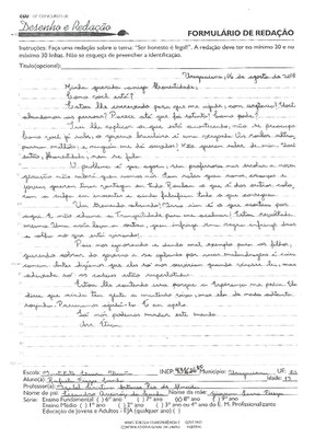 8º Ano Redação - RS