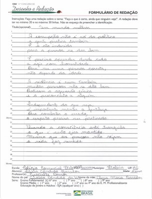 6 ano fundamental - MG