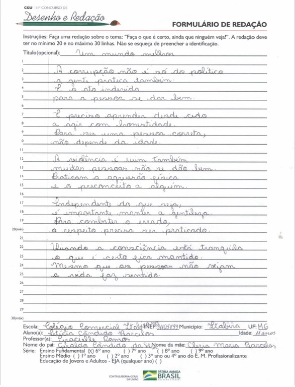 6 ano fundamental - MG