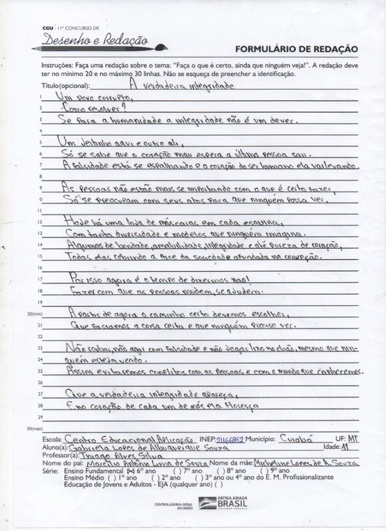 6 ano fundamental - MT