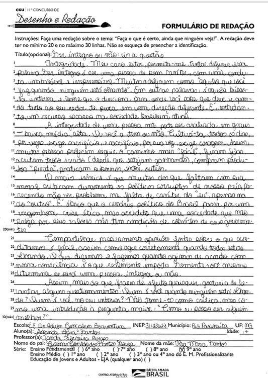 Amanda Iara Santos - EE Dr. Adiron Gonçalves Boaventura