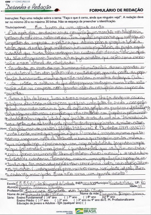 Bianca França Oliveira - EEEFM Carlos Drummond de Andrade