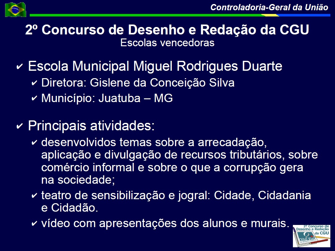 Escola Municipal Miguel Rodrigues Duarte- MG