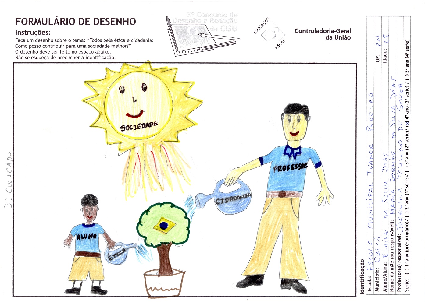 Elaine da Silva Dias- Escola Municipal Ivanor Pereira