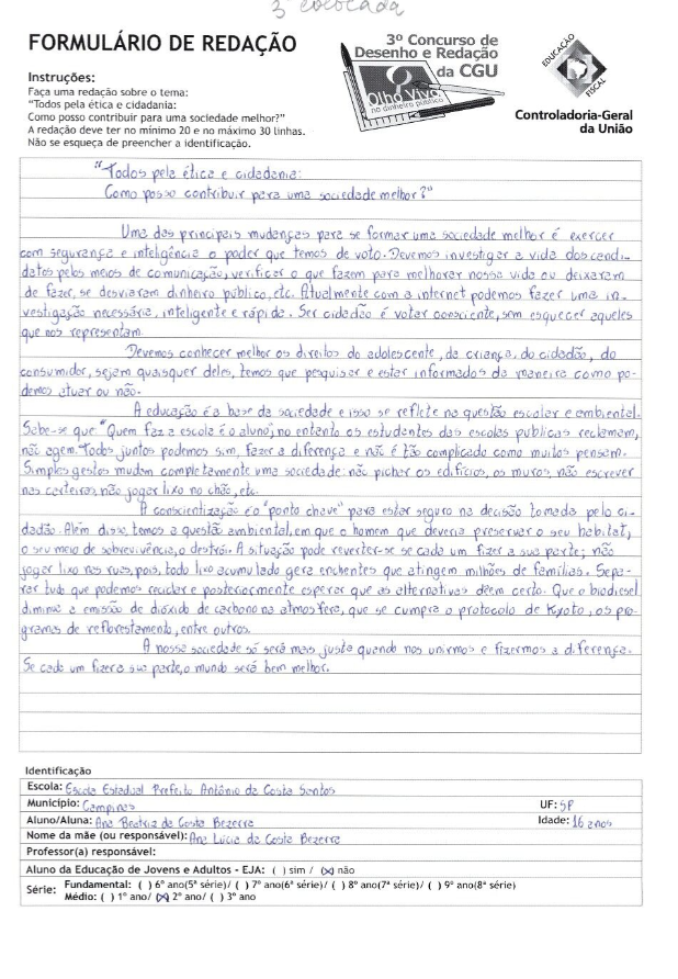 Ana Beatriz da Costa Bezerra-Escola Estadual Prefeito Antônio da Costa Santos-Campinas-SP