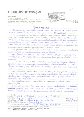 6°Ano Redação - PR