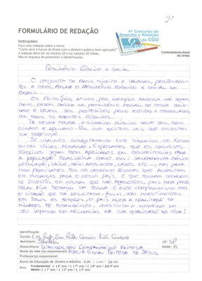 9°Ano Redação - SP