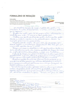 9°Ano Redação - SP