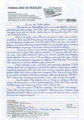 6°Ano Redação - PB