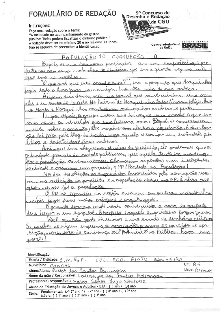 6°Ano Redação -RS