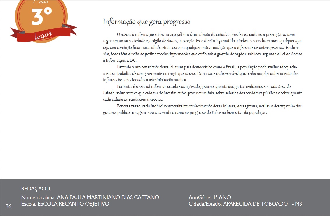 Ana Paula Martiniano Dias Caetano - Recanto Objetivo 