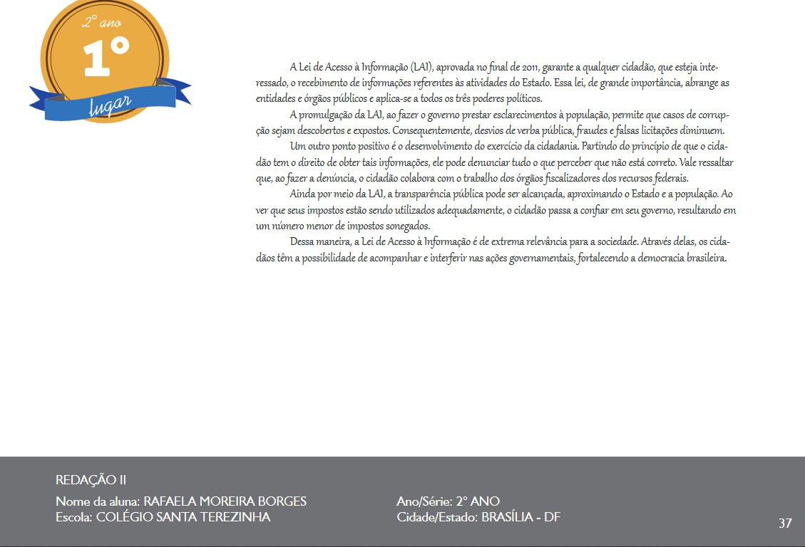 Rafaela Moreira Borges- Colégio Santa Teresinha 