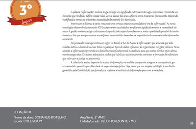 2°Ano Redação - MG