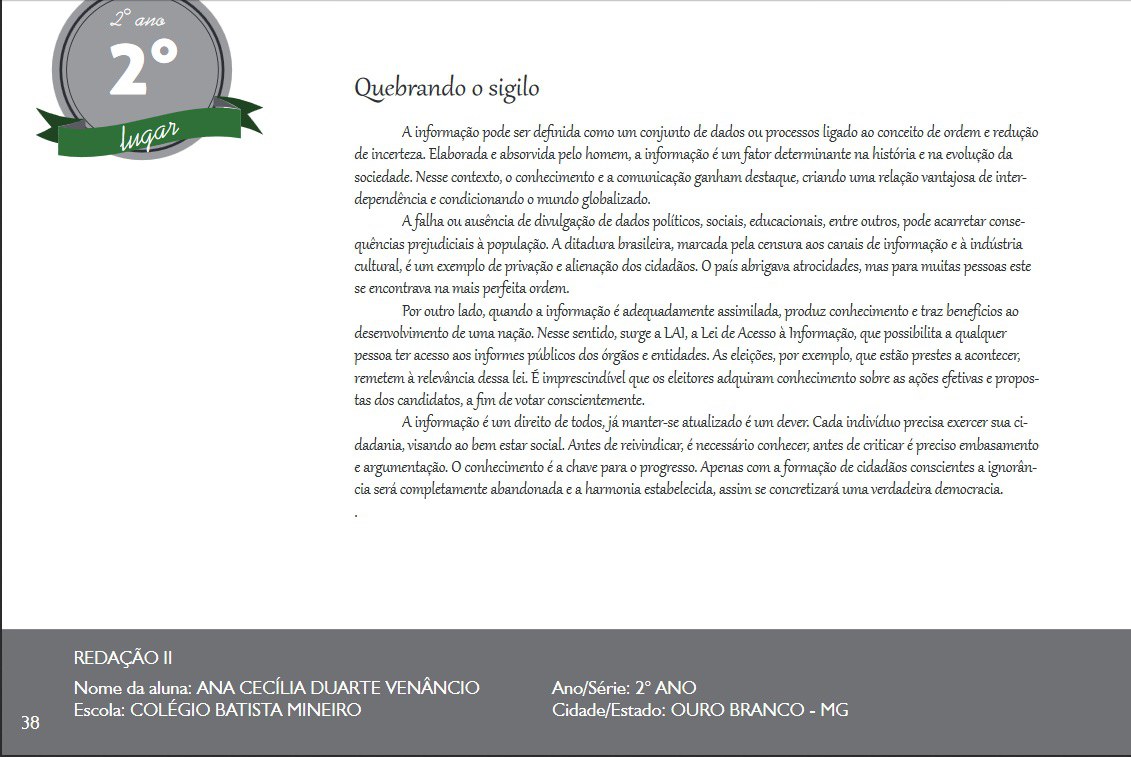 Ana Cecília Duarte Venâncio- Colégio Batista Mineiro