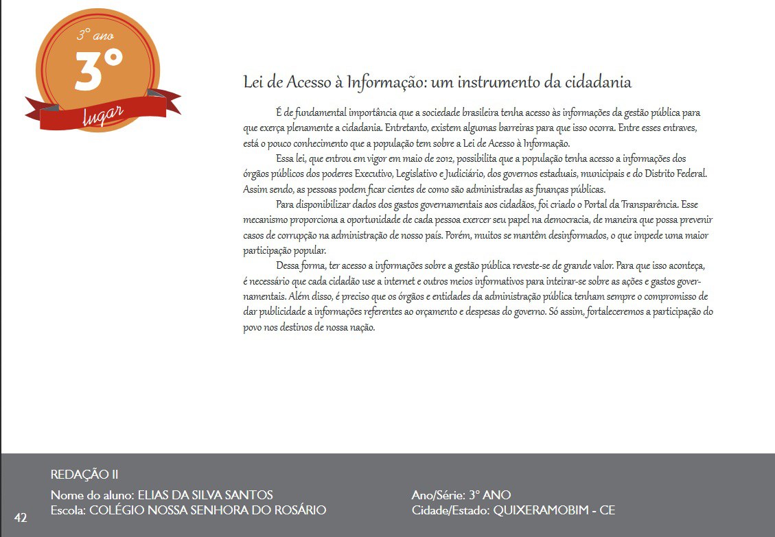 Elias da Silva Santos- Colégio Nossa Senhora do Rosário