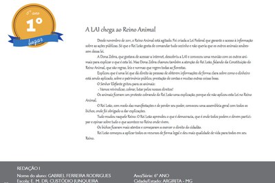6° Ano Redação - MG