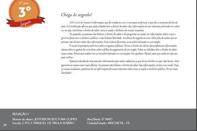 6°Ano Redação - ES