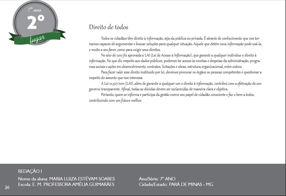 Maria Luiza Estévam Soares- E.M Professora Amélia Guimarãe 