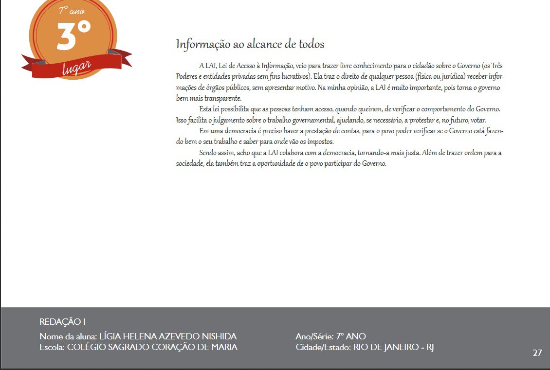 Lígia Helena Azevedo Nishida- Colégio Sagrado Coração de Maria 