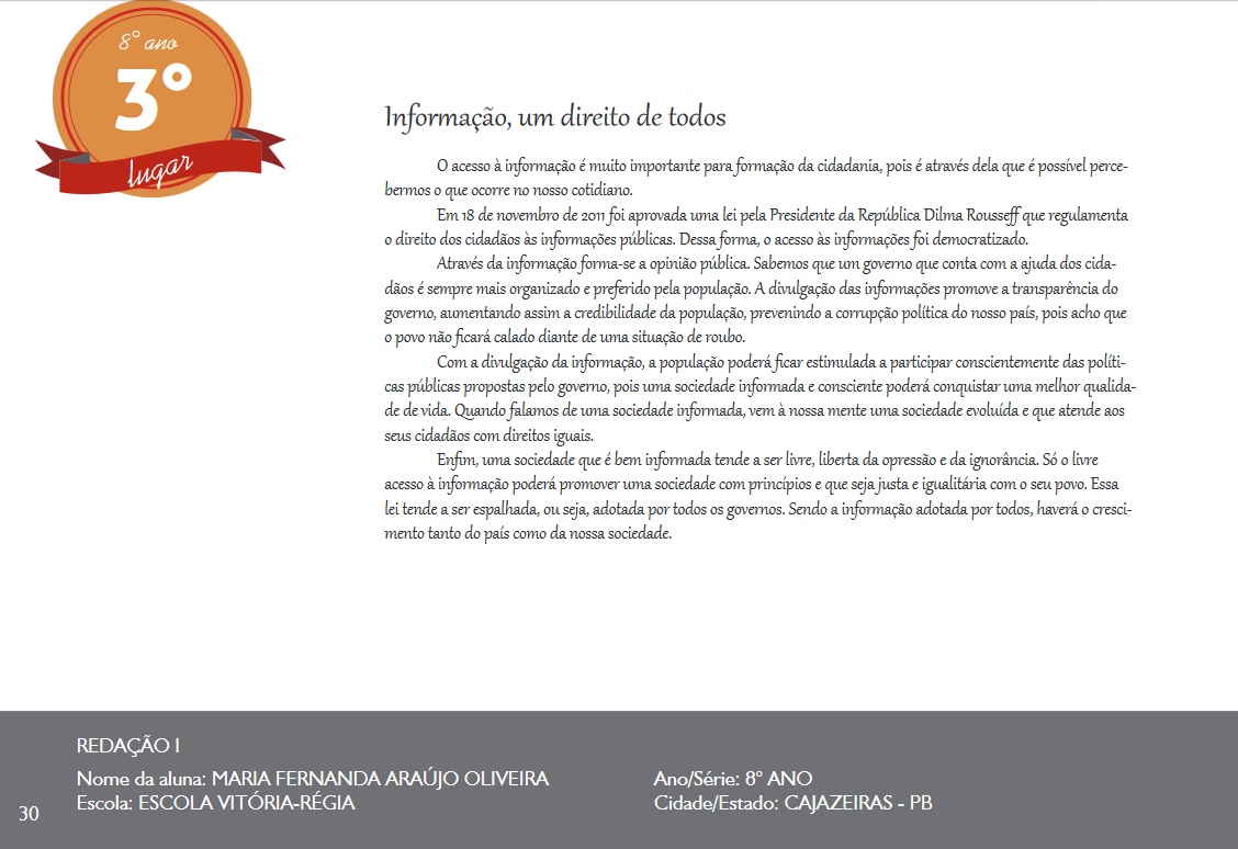 Maria Fernanda Araújo Oliveira- Escola Vitória-Régia