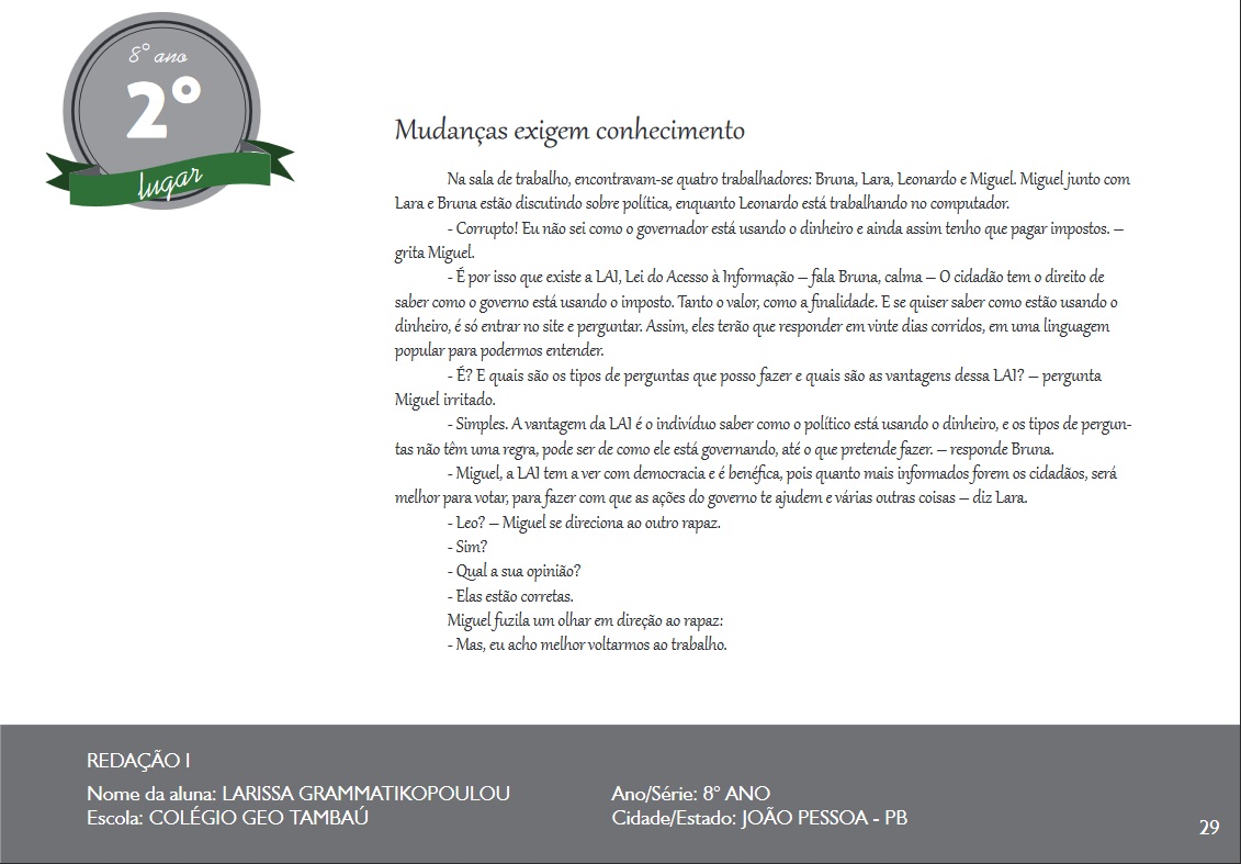 8°Ano Redação - PB