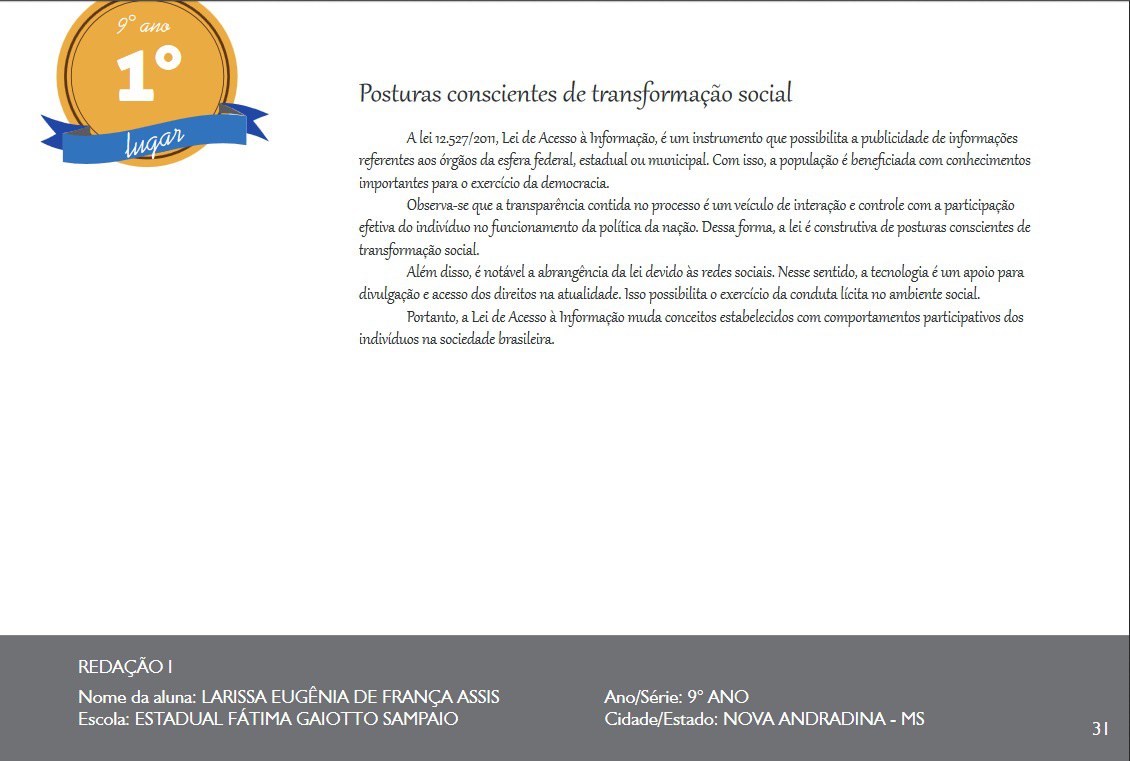 Larissa Eugênia de França Assis- E.EFatima Gaiotto Aampaio