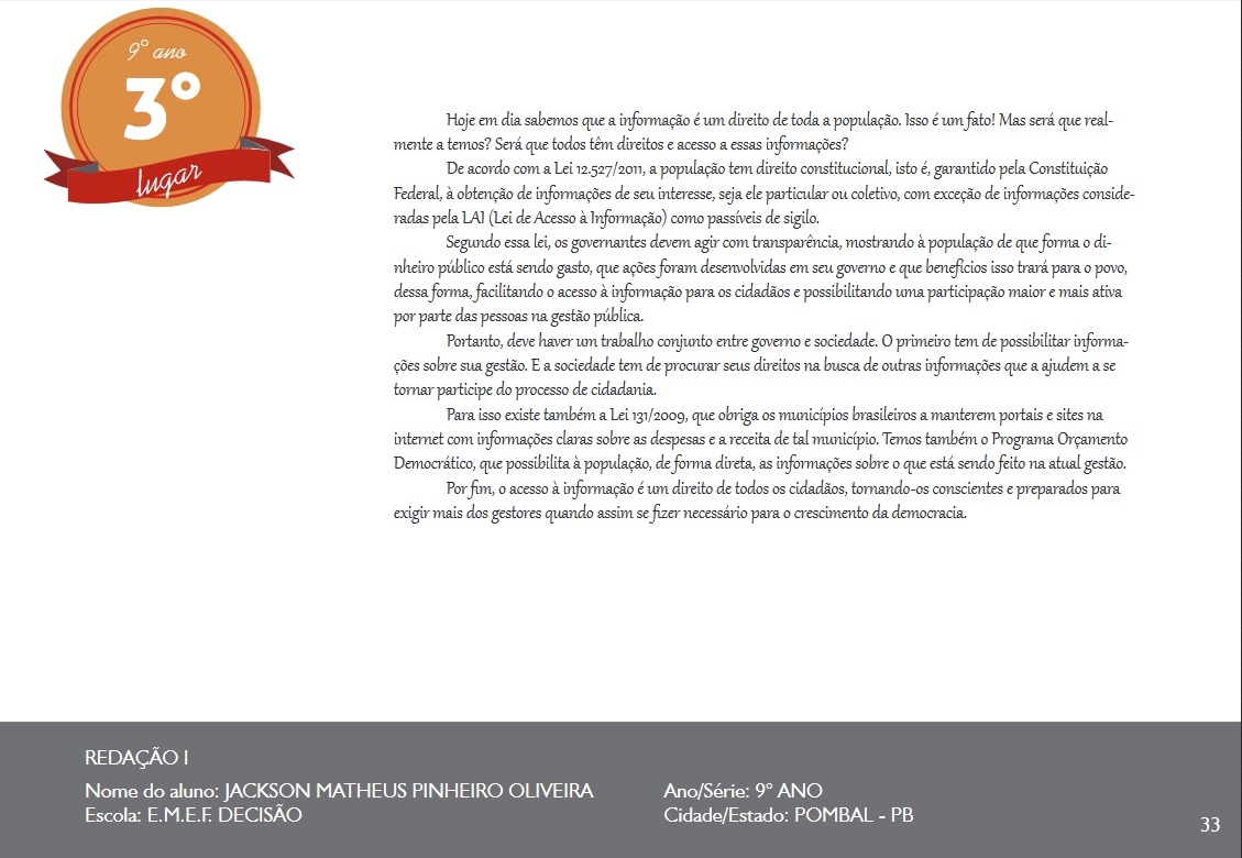 Jackson Matheus Pinheiro Oliveira- E.M.E.F Decisão