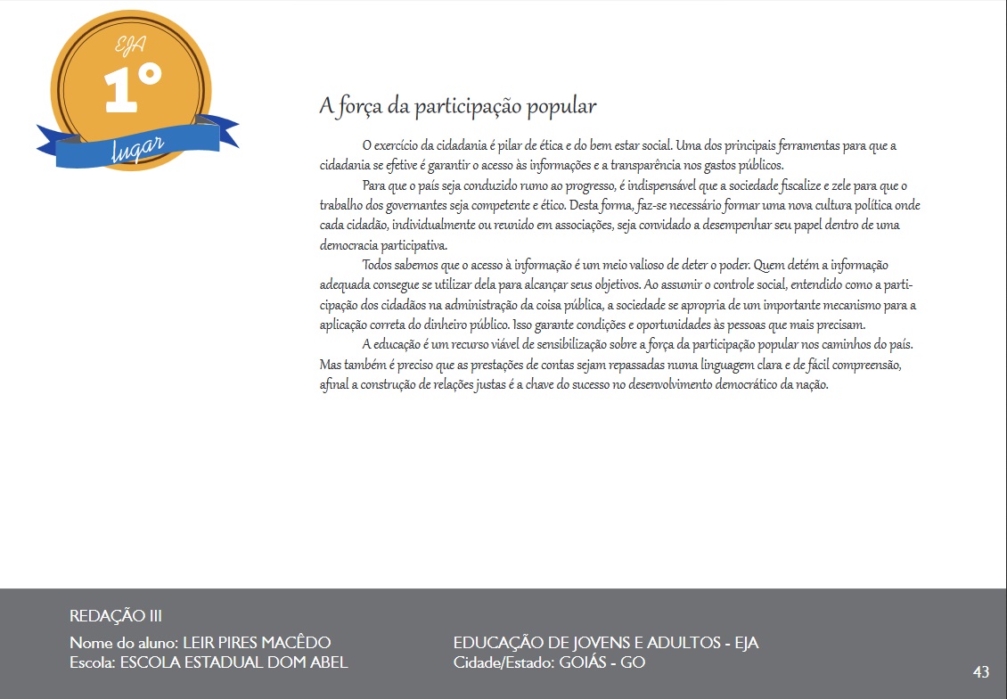 Leir Pires Machado- Escola Estadual Dom Abel