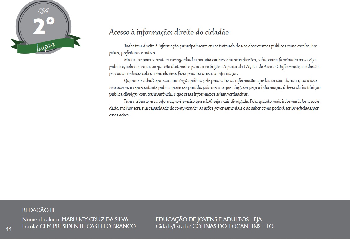 Marlucy Cruz da Silva- CEM Presidente Castelo Branco