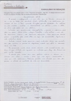1°Ano Redação - SP 
