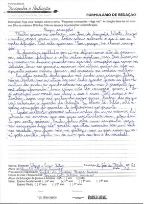 7°Ano Redação - RJ 