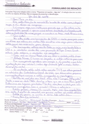 7°Ano Redação - SP 