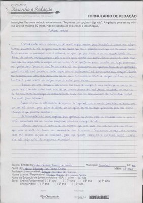 9°Ano Redação - MG  