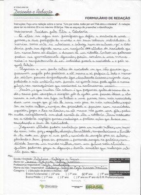 8°Ano Redação - PB