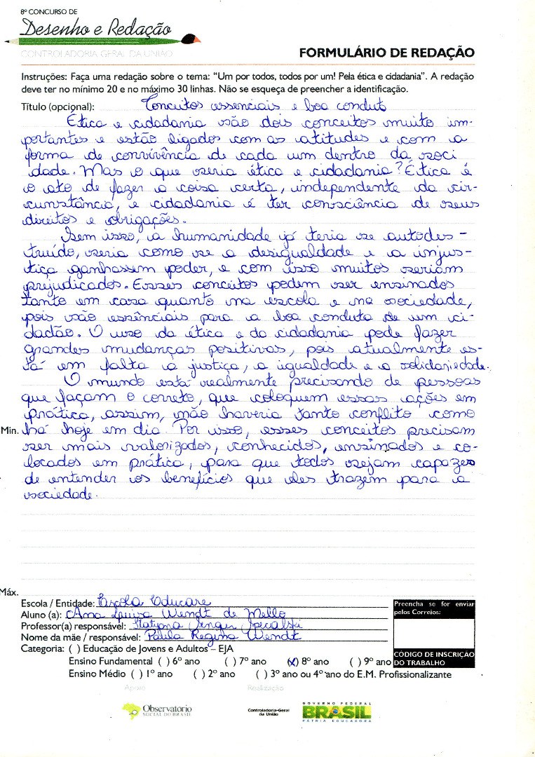 Ana Luisa Wendt de Mello- Escola Educare