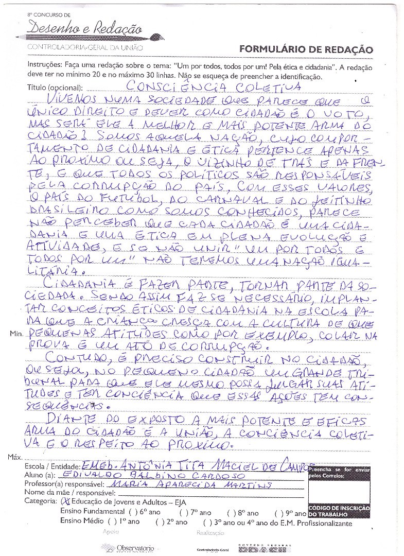 Edivaldo Balbino Cardoso- Antônia Tita Maciel de Campos